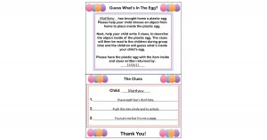 What&#039;s Inside My Egg - Free Family Activity Template