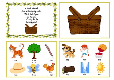 Tisket Tasket Rhyming Basket Posters