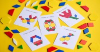 Pattern Blocks Busy Bag