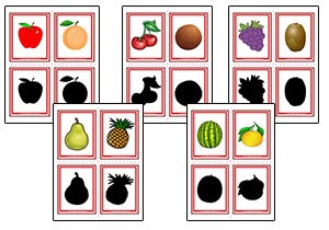 Fruit Shadow Flashcards