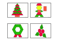 Christmas Pattern Block Mats