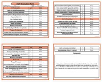 Staff Evaluation Form