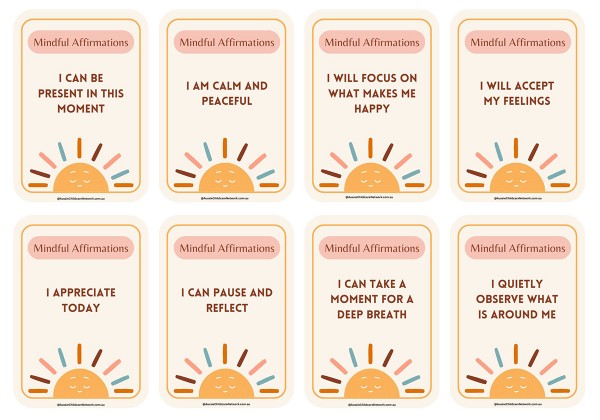 Mindful Affirmation Cards