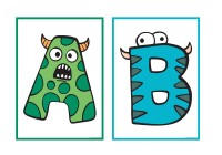 Monster Letters Posters