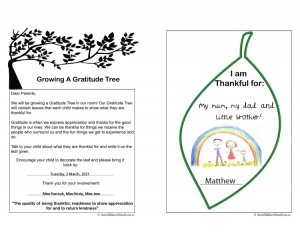 Growing A Gratitude Tree