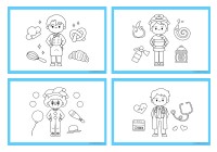 Occupation Colouring Pages