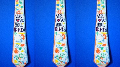Father&rsquo;s Day Fabric Tie