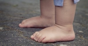 Children Going Barefoot In Childcare