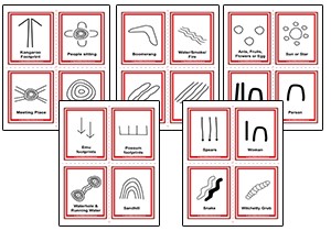 Aboriginal Symbols Flashcards