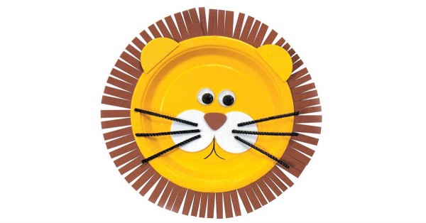 Lion on sale paper plate