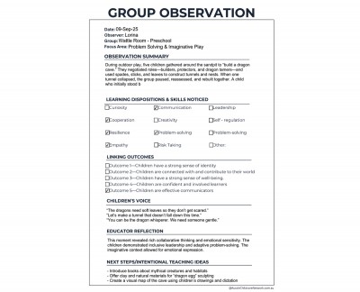 Group Observation