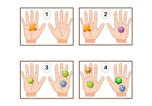 Germs Counting Mats 1 to 10