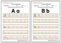 Tracing Alphabet Worksheets