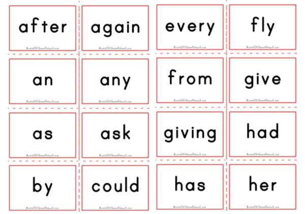 Dolch Flashcards - First Grade Sight Words