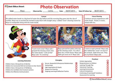 New Photo Observation Template