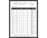 Observation Log