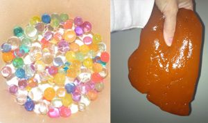 Sensory Play - Slime and Water Beads