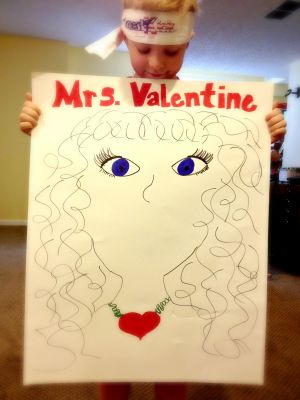 Pin The Lips On Mrs Valentine