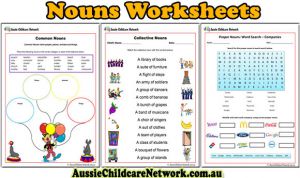 Introducing new Noun Worksheets for Children