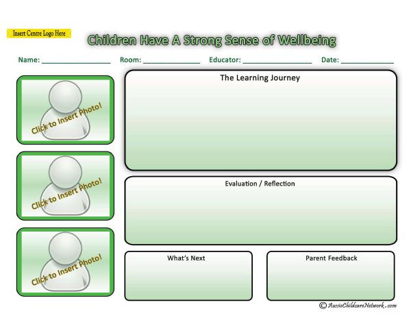 EYLF Outcome 3 Template