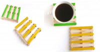 Popsicle Sticks Coasters