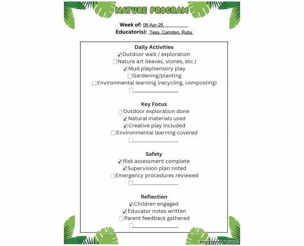 Nature Program