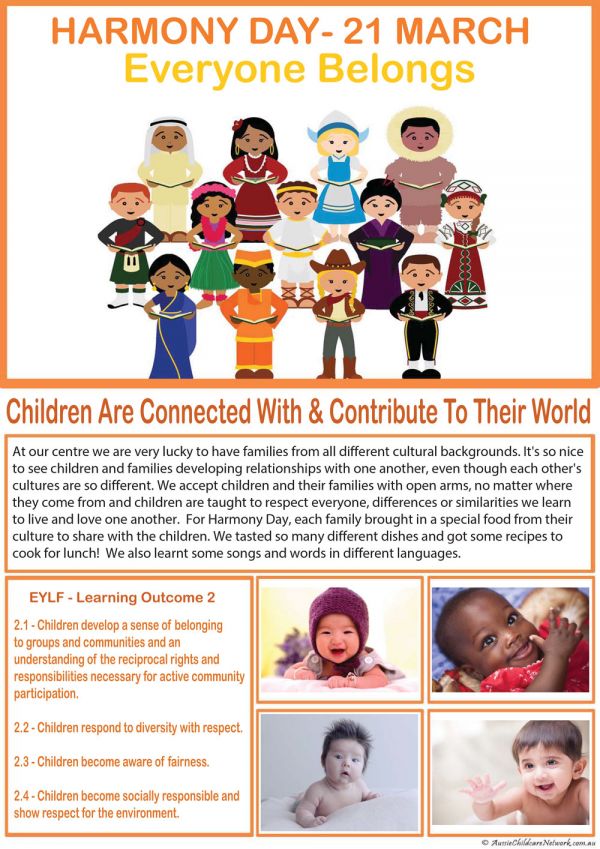 Hamony Day Portfolio Template Aussie Childcare Network