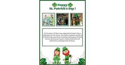 St Patrick&#039;s Day Template - Celebrate On 17th March