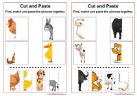 Farm Animals Cut and Paste