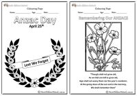 Anzac Day Colouring Pages