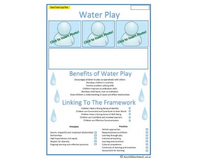 Interest Area - Water Play