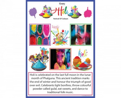 Celebrating Holi Portfolio Template