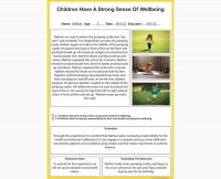 EYLF Outcome 3 Observation