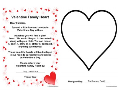 Valentine Family Heart