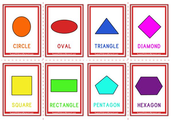 Shapes Flashcards - Classic