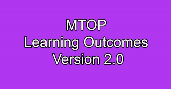 MTOP Learning Outcomes V2.0