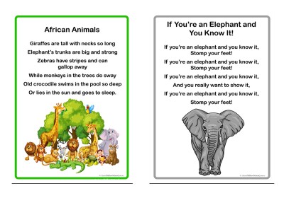 Animal Songs Posters