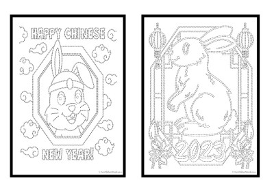 Chinese New Year Tracing Dots