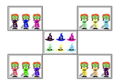 Alphabet Witches Match
