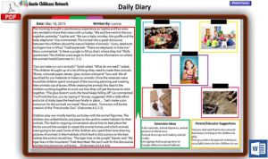 New Daily Diary Template Now Available