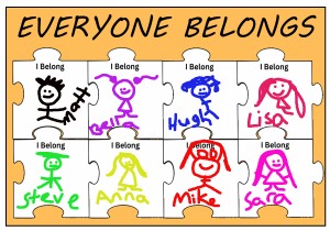 I Belong Puzzle Pieces