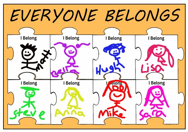 I Belong Puzzle Pieces