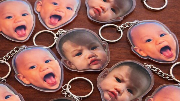 Father&rsquo;s Day Baby Key Ring