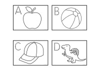 Letter And Picture Tracing Dots