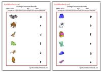 Consonants Ending Sounds