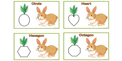 10 Free Easter Bunny Shapes Mats