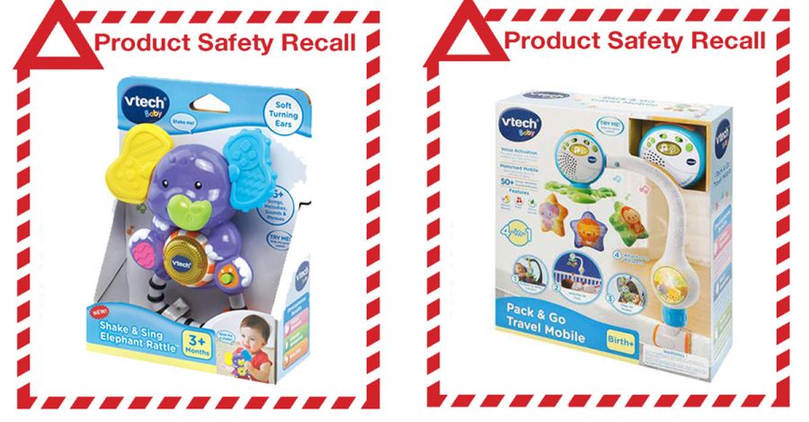 Product Safety Recall - Vtech Travel Mobile and Elephant Rattle